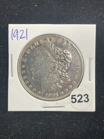 1921 Morgan Silver Dollar Coin