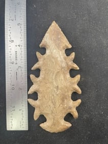 Tussinger Eccentric Indian Artifact Arrowhead
