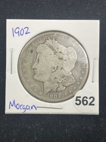 1902 Morgan Silver Dollar Coin