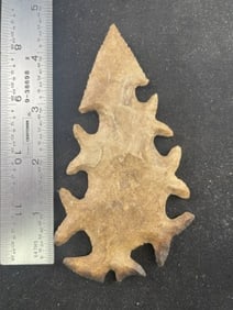 Tussinger Eccentric Indian Artifact Arrowhead