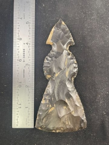 Chipped Axe Indian Artifact Arrowhead (1 of 3)