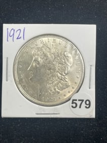 1921 Morgan Silver Dollar Coin