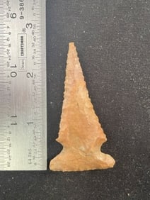 Side Notch Indian Artifact Arrowhead