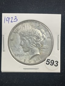 1923 Peace Silver Dollar Coin