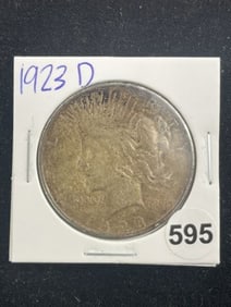 1923 D Peace Silver Dollar Coin