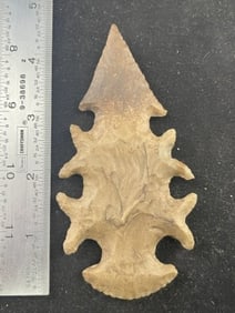 Tussinger Eccentric Indian Artifact Arrowhead