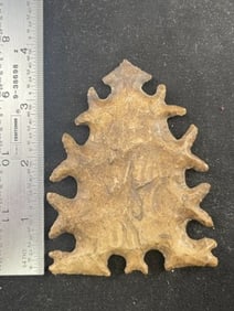 Tussinger Eccentric Indian Artifact Arrowhead