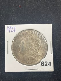 1921 Morgan Silver Dollar Coin