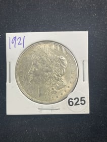 1921 Morgan Silver Dollar Coin