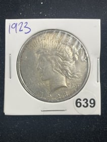 1923 Peace Silver Dollar Coin