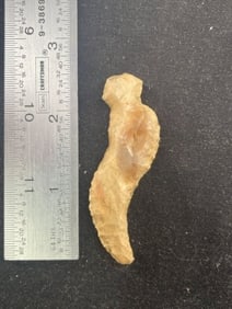 Snake Effigy Indian Artifact Arrowhead