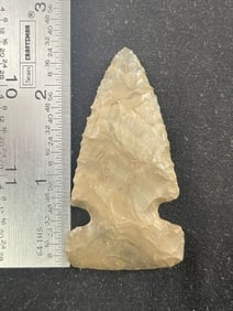 Side Notch Indian Artifact Arrowhead