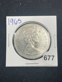 1965 Canadian Dollar Coin