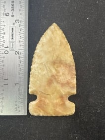 Side Notch Indian Artifact Arrowhead
