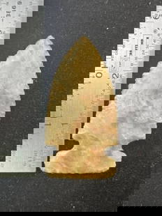 Side Notch Indian Artifact Arrowhead: KEY WORDS: INDIAN ARTIFACT ARTIFACTS ARROWHEAD ARROWHEADS NATIVE AMERICAN MISSISSIPPIAN QUAPAW CADDO POTTERY COINS MORGAN DOLLAR PEACE DOLLAR SILVER COINS Arkansas. Now taking in consignments for pre-