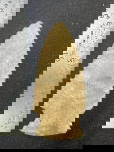 Side Notch Indian Artifact Arrowhead: KEY WORDS: INDIAN ARTIFACT ARTIFACTS ARROWHEAD ARROWHEADS NATIVE AMERICAN MISSISSIPPIAN QUAPAW CADDO POTTERY COINS MORGAN DOLLAR PEACE DOLLAR SILVER COINS Arkansas. Now taking in consignments for pre-