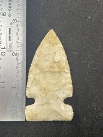 Side Notch Indian Artifact Arrowhead