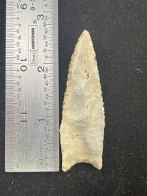 Dalton Indian Artifact Arrowhead