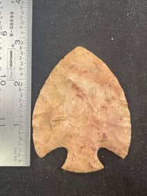 2 7 7/8" Hopewell Indian Artifact Arrowhead