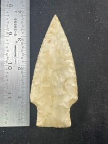 3 & 7/8" Hardin Indian Artifact Arrowhead