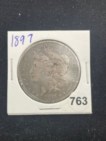 1897 Morgan Silver Dollar Coin