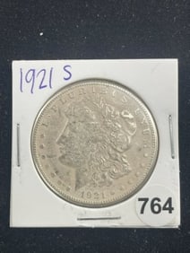1921 S Morgan Silver Dollar Coin