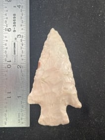 3 & 1/8" Hardin Indian Artifact Arrowhead