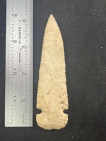 4 & 1/4" Dovetail Indian Artifact Arrowhead