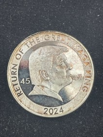 2024 Trump One Ounce Silver Round Coin