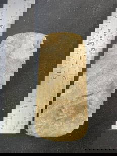 Chipped Celt Indian Artifact Arrowhead: KEY WORDS: INDIAN ARTIFACT ARTIFACTS ARROWHEAD ARROWHEADS NATIVE AMERICAN MISSISSIPPIAN QUAPAW CADDO POTTERY COINS MORGAN DOLLAR PEACE DOLLAR SILVER COINS Arkansas. Now taking in consignments for pre-