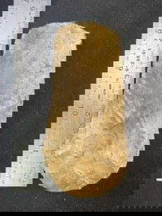 Chipped Celt Indian Artifact Arrowhead: KEY WORDS: INDIAN ARTIFACT ARTIFACTS ARROWHEAD ARROWHEADS NATIVE AMERICAN MISSISSIPPIAN QUAPAW CADDO POTTERY COINS MORGAN DOLLAR PEACE DOLLAR SILVER COINS Arkansas. Now taking in consignments for pre-
