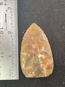 Agate Basin Indian Artifact Arrowhead