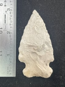 Side Notch Indian Artifact Arrowhead