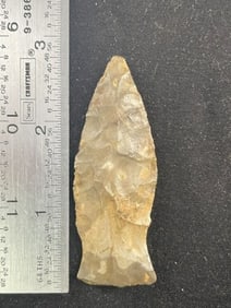 Stemmed Point Indian Artifact Arrowhead