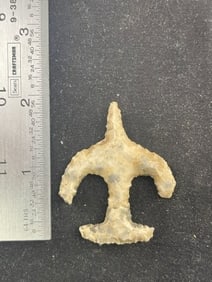 Eccentric Drill Indian Artifact Arrowhead
