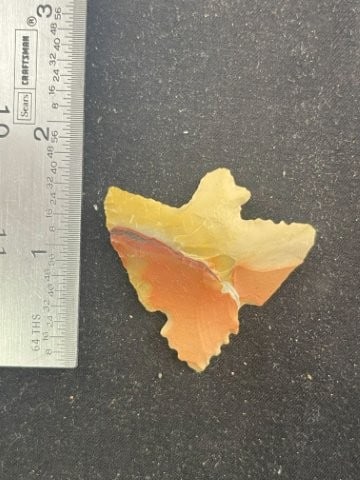 Hawk Effigy Indian Artifact Arrowhead (1 of 3)