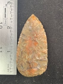 Agate Basin Indian Artifact Arrowhead