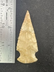 Side Notch Indian Artifact Arrowhead