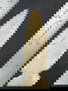 Side Notch Indian Artifact Arrowhead: KEY WORDS: INDIAN ARTIFACT ARTIFACTS ARROWHEAD ARROWHEADS NATIVE AMERICAN MISSISSIPPIAN QUAPAW CADDO POTTERY COINS MORGAN DOLLAR PEACE DOLLAR SILVER COINS Arkansas. Now taking in consignments for pre-