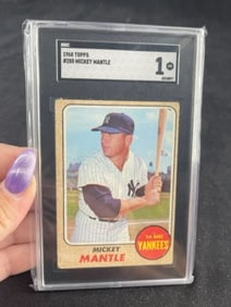 1968 Topps Mickey Mantle Baseball Card