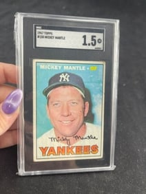 1967 Topps Mickey Mantle Baseball Card