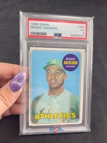 1969 Topps Reggie Jackson Baseball Card