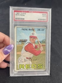 1967 Topps Pete Rose Baseball Card