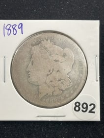 1889 Morgan Silver Dollar Coin