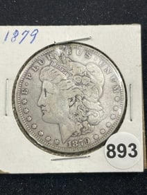 1879 Morgan Silver Dollar Coin