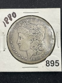 1880 Morgan Silver Dollar Coin