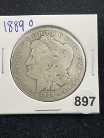 1889 O Morgan Silver Dollar Coin