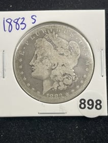 1883 S Morgan Silver Dollar Coin