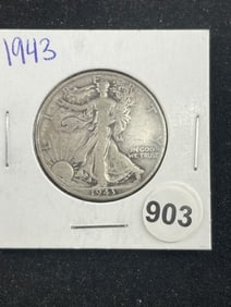 1943 Walking Liberty Half Dollar Coin
