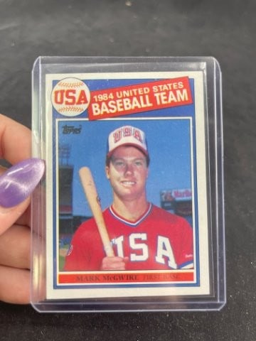 Mark McGwire Topps Baseball Card (1 of 2)